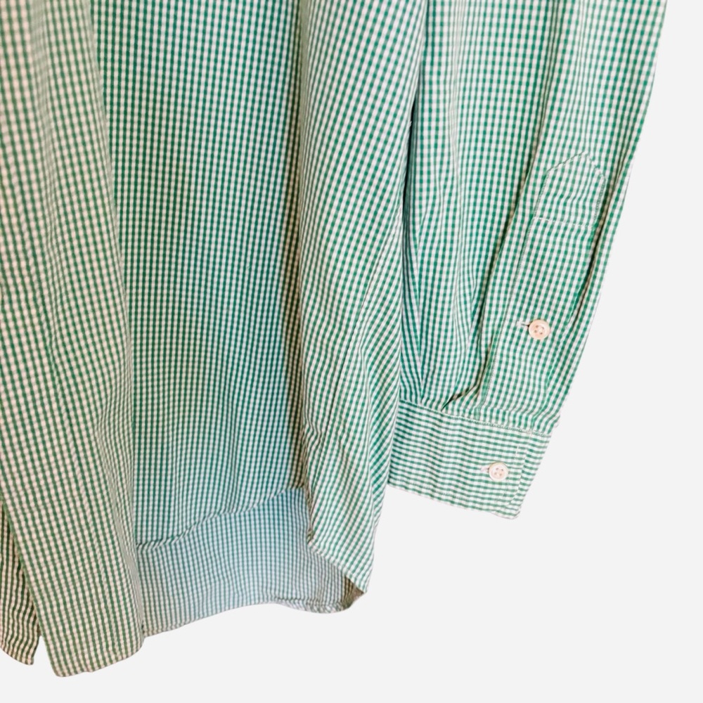 Polo Ralph Lauren Blake, green check long sleeve shirt large - Picture 7 of 9
